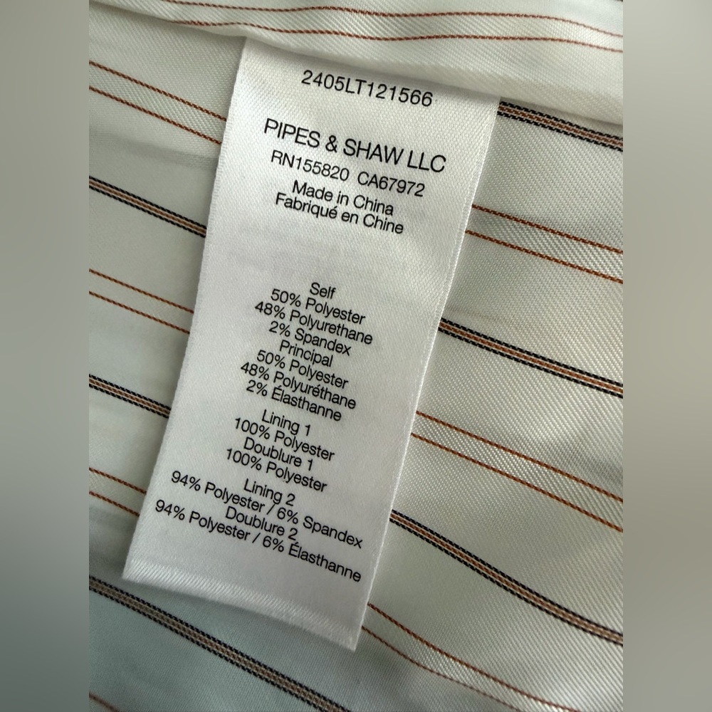 VERONICA BEARD | Lawrence Dark Camel Croc Faux Leather Dickey Jacket Size 12 - Picture 9 of 9